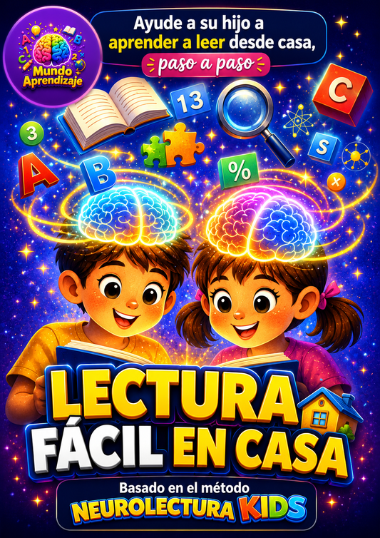 Enseña a leer fácil a tu hijo/a en casa (método paso a paso para niños)